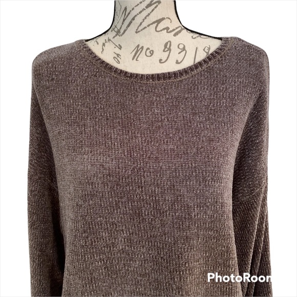 FINAL PRICE American Eagle Outfitters grey loose fit fleecy sweater size Small - Picture 2 of 9